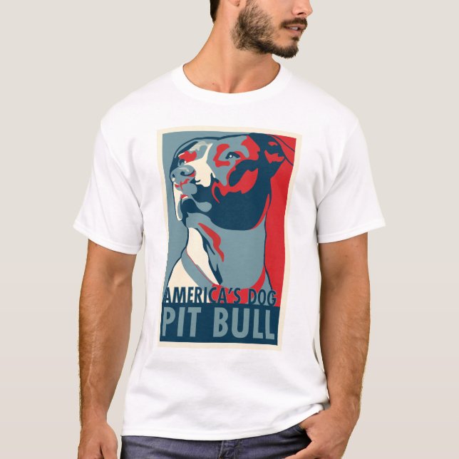Camiseta El perro de América - PITBULL (Anverso)