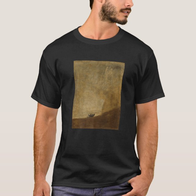 Camiseta El perro de Francisco de Goya (Anverso)