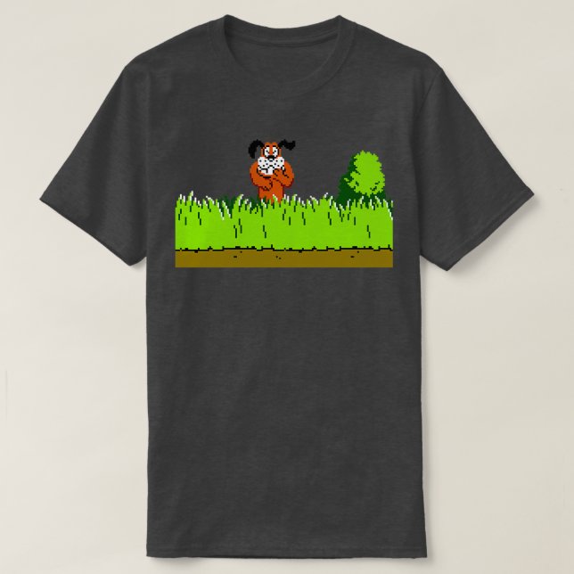 Camiseta El perro de la caza del pato riendo (Diseño del anverso)