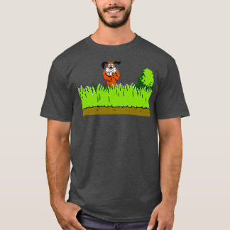 Camiseta El perro de la caza del pato riendo