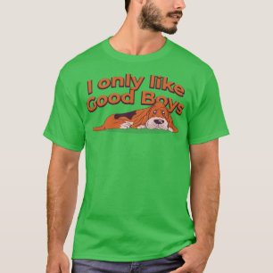 Camiseta El Perro De La Cuesta De Basset Me Encantan Solo L