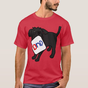 Camiseta El perro de la DND dice que no molestar a mí