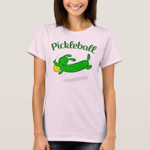 Camiseta El perro de Pickleball de las mujeres conserva en