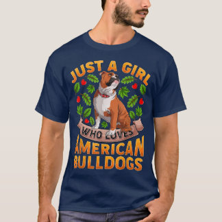 Camiseta El Perro Divertido Ama A Un Chica Que Ama El Bul E