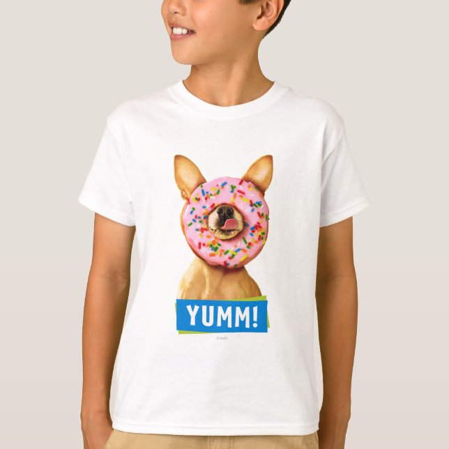 Camiseta El perro divertido de la chihuahua con asperja el (Anverso)