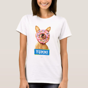 Camiseta El perro divertido de la chihuahua con asperja el
