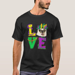 Camiseta El perro esquimal americano me encanta el mardi ga