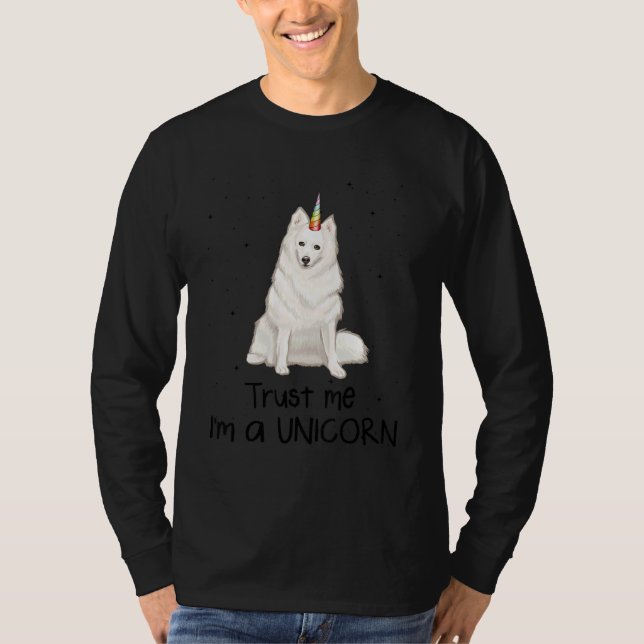 Camiseta El perro esquimal estadounidense confía en mí, soy (Anverso)