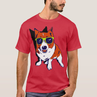 Camiseta El perro lleva sus gafas de sol