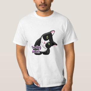 Camiseta El perro lo hizo Cat