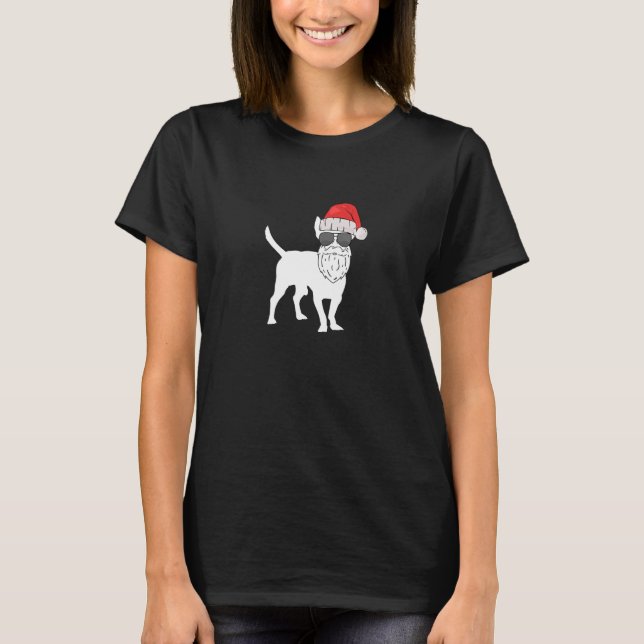 Camiseta El Perro navidad Chihuahua Se Ha Vestido Como Sant (Anverso)