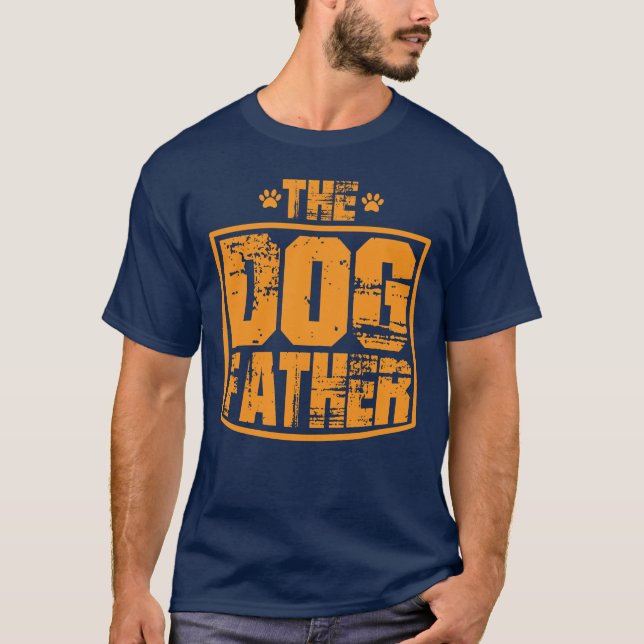 Camiseta El Perro Padre Vestía Gráfico (Anverso)