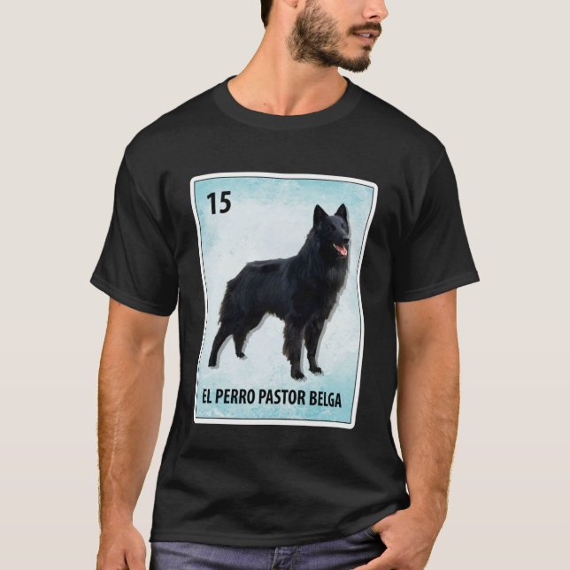 Camiseta El Perro Pastor Belga Coche Mexicano Belga (Anverso)