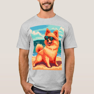 Camiseta El perro pixelado de la abuela