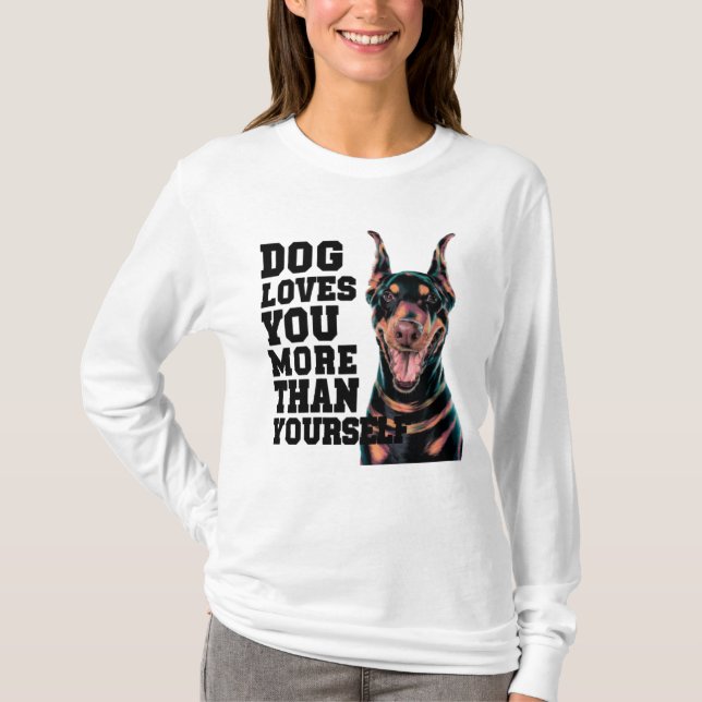 Camiseta El perro te ama (Anverso)