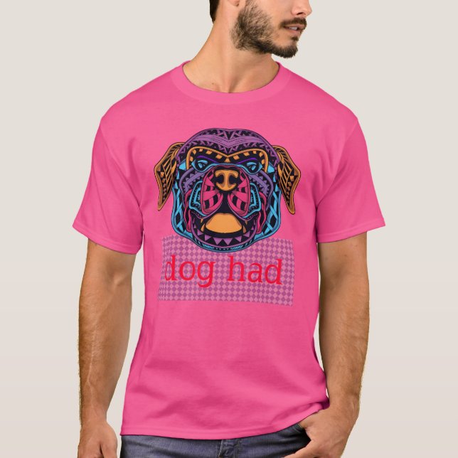 Camiseta El perro tenía retro divertido (Anverso)