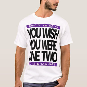 Camiseta El personalizable graduado 2012 usted desea la