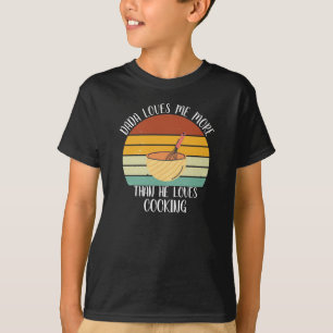 Camiseta El personalizado Dada Me Ama Más De Lo Que A Cocin