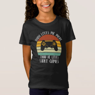 Camiseta El personalizado Dada Me Ama Más De Lo Que Le Enca