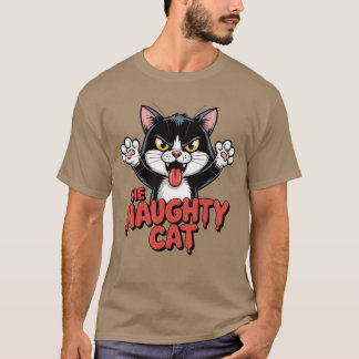 Camiseta El Personalizado De Gato Enfadado El Gráfico De Ga
