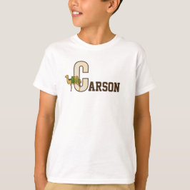 Camiseta El personalizado de nombres de los niños comienza 