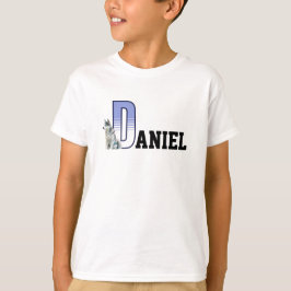 Camiseta El personalizado de nombres de niños comienza con 