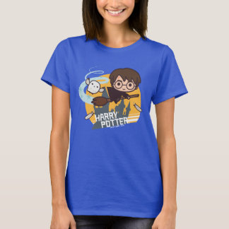 Camiseta El personalizado Harry y Hedwig Flying Past Hogwar