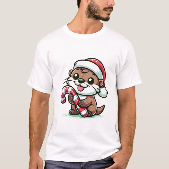 Camiseta El Personalizado Otter Navidades (Anverso)