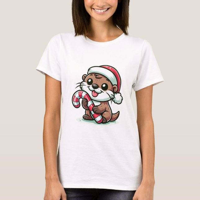Camiseta El Personalizado Otter Navidades (Anverso)