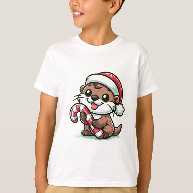 Camiseta El Personalizado Otter Navidades (Anverso)