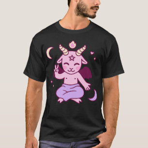 Camiseta El Personalizado satan Kawaii Baphomet