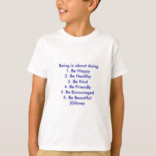 Camiseta El personalizar ProductBeing está sobre hacer el