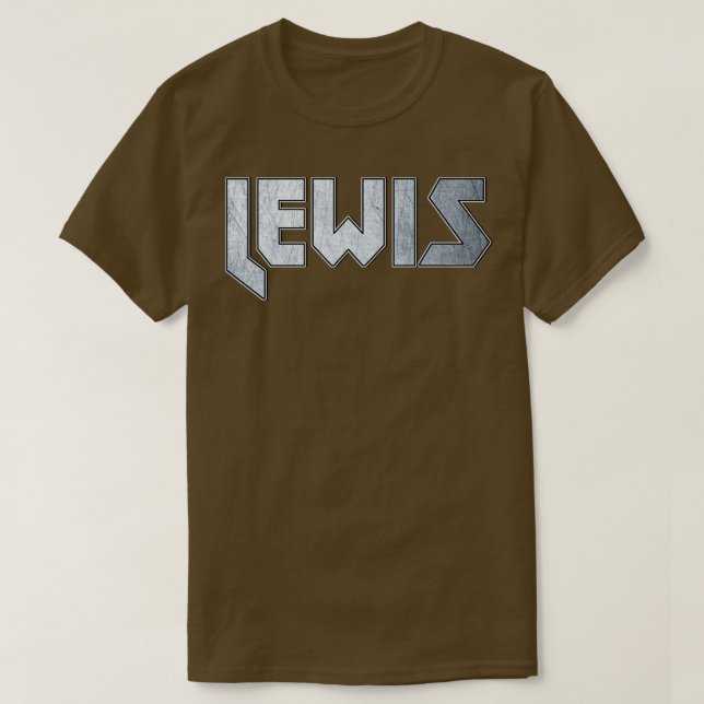 Camiseta El pesado metalizado Lewis (Diseño del anverso)