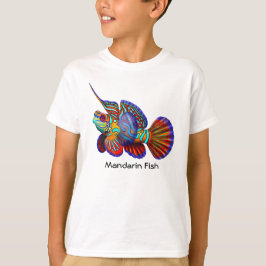 Camiseta El pescado de Dragonet del gobio del mandarín