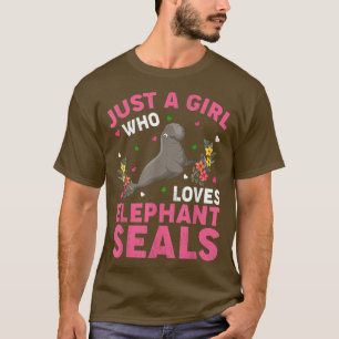 Camiseta El Pescado De Selva Elefante Es Un Chica Que Ama A