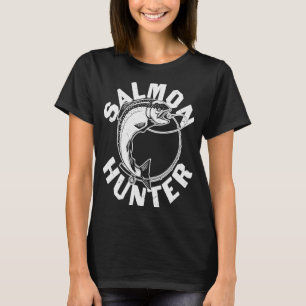 Camiseta El pescador del Día del Padre Salmon Hunter