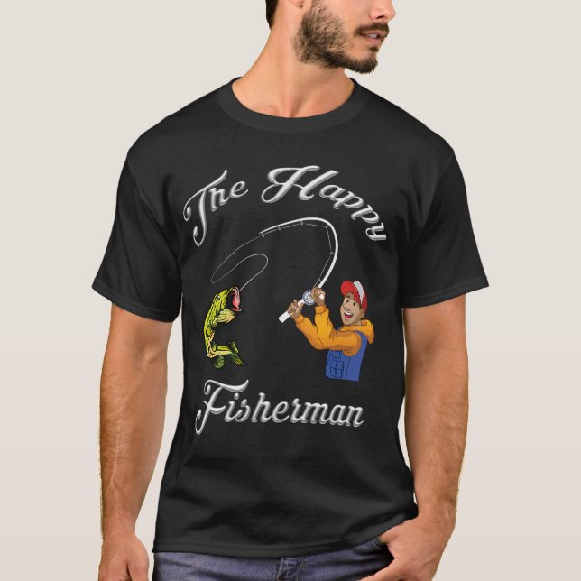 Camiseta El pescador feliz (Anverso)