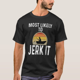 Camiseta El Pescador Más Probable De Arrojar La Pesca Retro