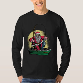 Camiseta El pescador Navidad Santa Claus