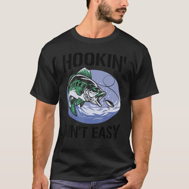 Camiseta El pescador no es fácil 2 (Anverso)