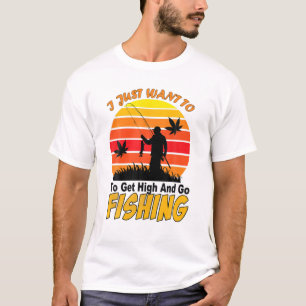 Camiseta El Pescador Solo Quiero Alzarme Y Ir A Pescar V