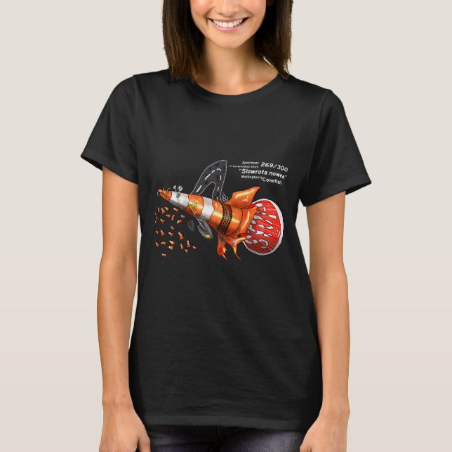 Camiseta El pez cono de tráfico de seguridad (Anverso)
