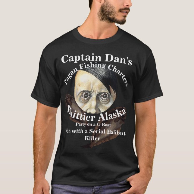 Camiseta El pez del capitán Dan con un asesino en serie de  (Anverso)