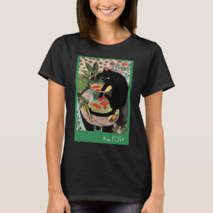 Camiseta el pez dorado de Matisse y un gato