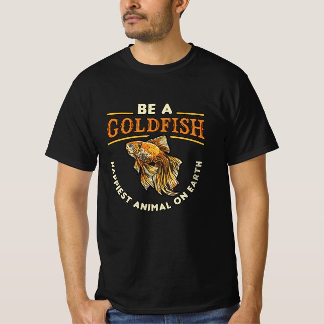 Camiseta El pez dorado es un acuario de peces dorados de pe (Anverso)