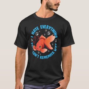 Camiseta El pez dorado gruñón que detesto todo es gruñón