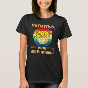 Camiseta El pez globo es mi espíritu El diseño animal Pesca