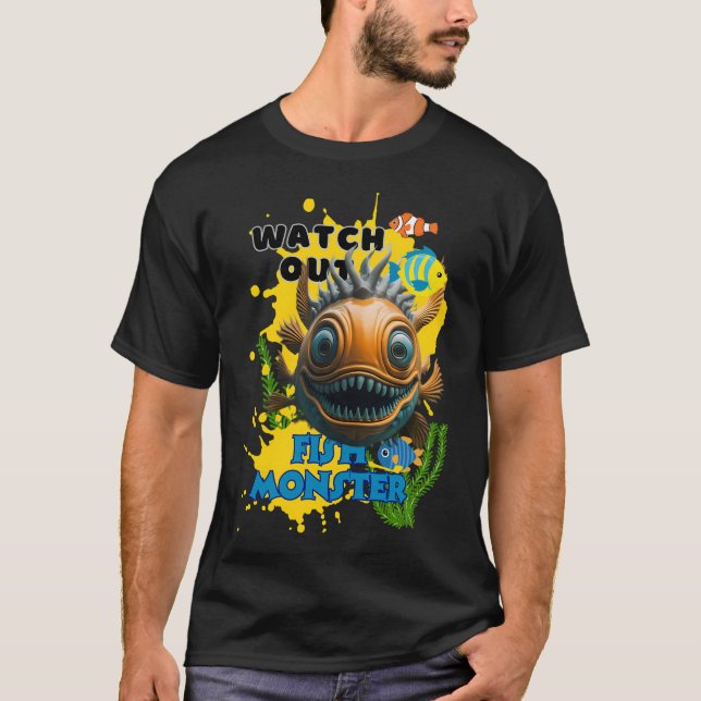 Camiseta El Pez Linterna Monstruo (Anverso)