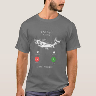 Camiseta El pez se llama amante de la pesca divertida