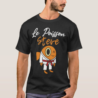 Camiseta El Pez Steve Divertido Karate Judo MMA Jiu Jitsu